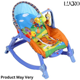 Portable Baby Rocker & Bouncer with Music, Vibration & Toys for Newborns